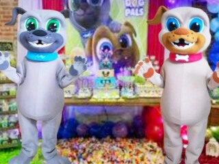 Bingo e Rolly cover personagens vivos festas infantil Tatuap Servicos para festas infantis e eventos no [***] 