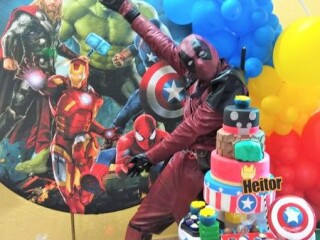 Deadpool cover personagens vivos festa infantil Mooca Servicos para festas infantis e eventos no 313333760 