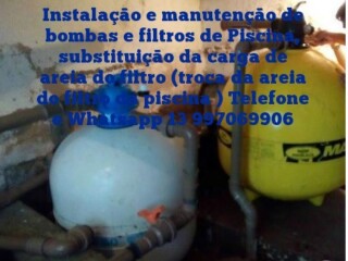 Conserto e manutenco de filtro e bomba de piscina em Santos Santos SP Pintor de parede e reformas no 210890013 