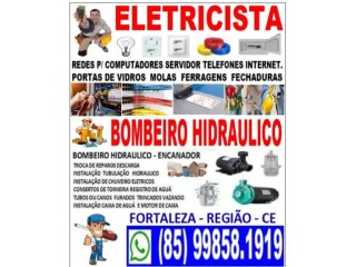 ELETRICISTA BOMBEIRO HIDRAULICO 24HS 85 998581919 Fortaleza Cidade Pintor de parede e reformas no 310312991 