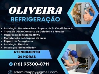 Oliveira Refrigeraco Conserto e Instalaco Sertaozinho SP Pintor de parede e reformas no 327472644 