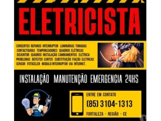 ELETRICISTA FORTALEZA 24 HORAS 85 31041313 Fortaleza Cidade Pintor de parede e reformas no 329796881 