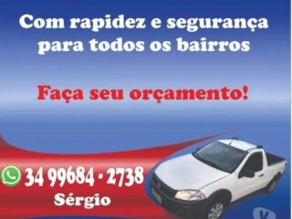 Pequenos fretes em pick ap Uberlandia MG Fretes e mudancas no [***] 