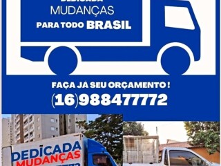 Dedicada mudancas [***] rib preto e todo bra Ribeirao Preto SP Fretes e mudancas no [***] 