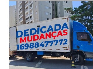 Dedicada mudancas local e todo brasil 16988477772 fone zap Ribeirao Preto SP Fretes e mudancas no 328088747 