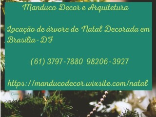 Locaco de arvore de Natal decorada em BrasliaDF Aguas Claras Servicos especializados no [***] 