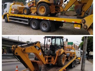 Transporte de Mquinas Retroescavadeira Ilha do Governador Servicos especializados no [***] 