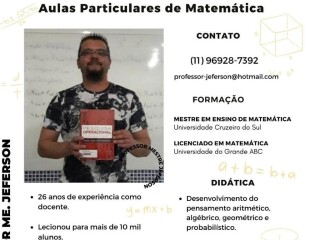 Aulas Particulares de Matemtica Bela Vista Professores particulares no 328717124 