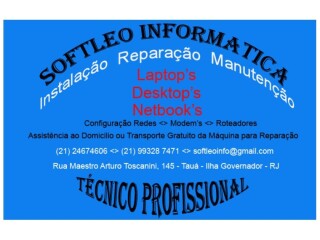 TCNICO DE INFORMATICA Ilha do Governador Assistncia tcnica e conserto de eletrnico no 183897007 