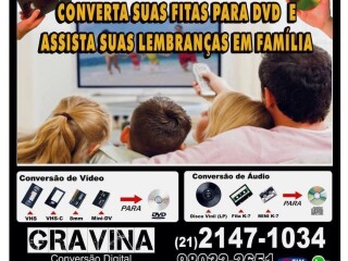 Converso VHS VHSC 8mm Hi8 e MiniDV para DVD HD PENDRIVE Botafogo Assistncia tcnica e conserto de eletrnico no 204928542 