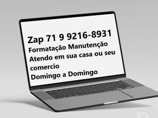 Tcnico de informatica Formataco a Domicilio Salvador BA Brotas Salvador Assistncia tcnica e conserto de eletrnico no 329667717 