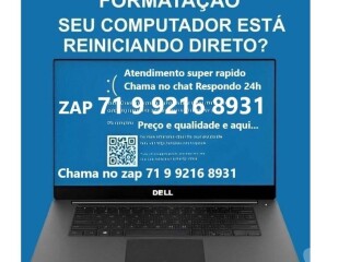 Tcnico de informatica Formataco a Domicilio Salvador BA Brotas Salvador Assistncia tcnica e conserto de eletrnico no 329667711 