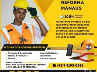 Soluções em manutenção, reformas e instalações Manaus AM - Pintor de parede e reformas 