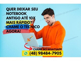 Notebooks, Manutenção de Computadores, Téc. em informática Sao Jose SC - Assistência técnica e conserto de eletrônico 