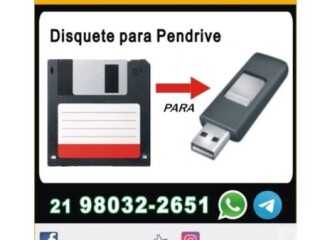 Transferência de Disquete, DVD, CD, Memory Card pra Pendrive Botafogo - Assistência técnica e conserto de eletrônico 