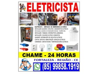 ELETRICISTA EMERGENCIA 24 HORAS [***] Fortaleza Cidade - Pintor de parede e reformas 