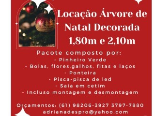 Árvore de Natal decorada em Brasília DF Aguas Claras - Serviços especializados 