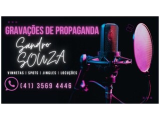 Locutor gravação comerciais lojas Fazendinha-Portão - Profissionais liberais 